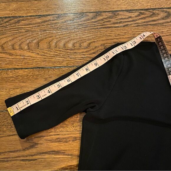 Alice + Olivia sheer black midi dress - Picture 3 of 16